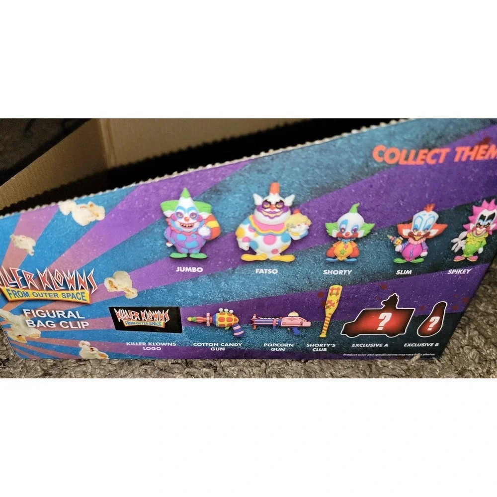 Killer Klowns From Outer Space Figural Bag‎ Clip Spirit Halloween Blind Bags